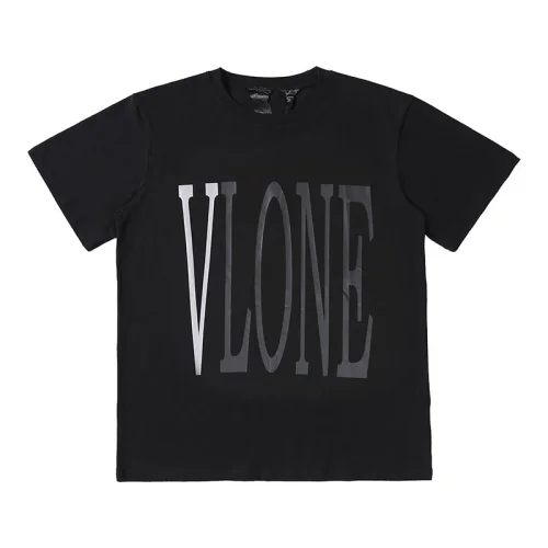 Футболка Vlone Gray V Logo "Black"