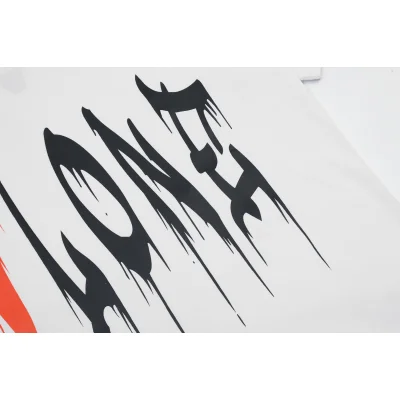 Футболка Vlone Smeared "White" фото № 3