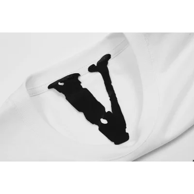 Футболка Vlone Smeared "White" фото № 5