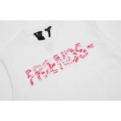 Футболка Vlone Friends Lips "White" фото № 3