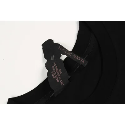 Футболка Vlone Yellow Print V Friends "Black" фото № 8