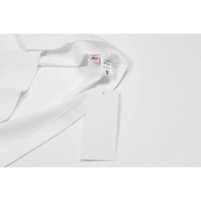 Футболка Vlone V The Woo- Blue Flower "White" фото № 4