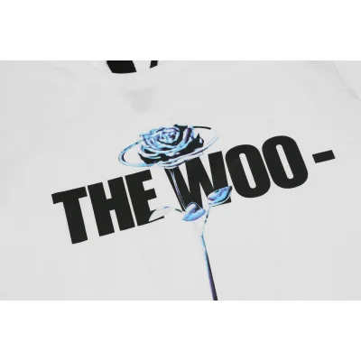 Футболка Vlone V The Woo- Blue Flower "White" фото № 5
