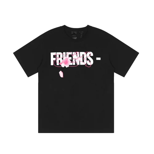Футболка Vlone V-Friends Pink Blossom "Black"