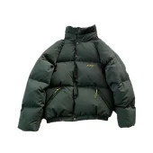 Пуховик Acne Studios Brand Logo "Green"