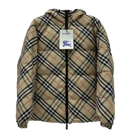 Двусторонний пуховик Burberry Dual Check "Burberry Beige"