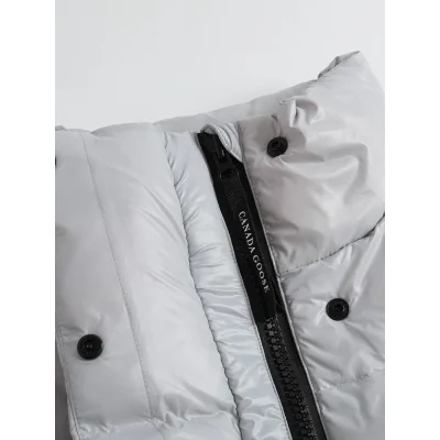 Пуховик Canada Goose Cypress Cropped Puffer "White" фото № 2