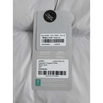 Пуховик Canada Goose Cypress Cropped Puffer "White" фото № 6