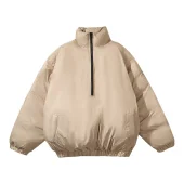 Пуховик Fear Of God With A Zipper "Beige"