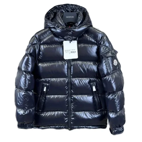 Пуховик Moncler Gles Hooded Puffer "Navy Blue"