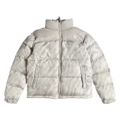Пуховик The North Face Zebra "White/Gray"