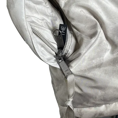 Пуховик The North Face Zebra "White/Gray" фото № 5