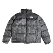 Пуховик The North Face Brand Icon "Black/Gray"