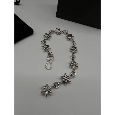 Браслет Chrome Hearts Made Of Flowers "Silver" фото № 9