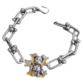 Подвеска Louis Vuitton Dragon Before Yellow Logo "Silver"