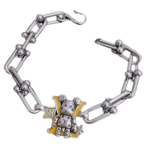 Подвеска Louis Vuitton Dragon Before Yellow Logo "Silver"