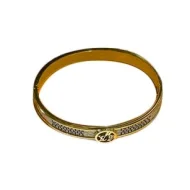 Браслет Louis Vuitton Solid With Logo Inside Circle "Gold"