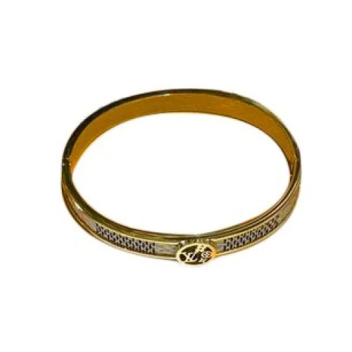Браслет Louis Vuitton Solid With Logo Inside Circle "Gold"