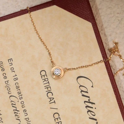 Подвеска Cartier Big Rhinestone Inside "Gold" фото № 3