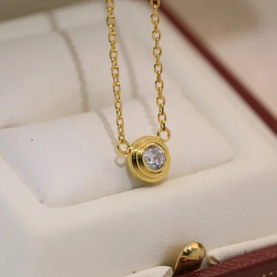 Подвеска Cartier Big Rhinestone Inside "Gold" фото № 2