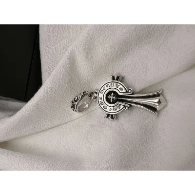 Подвеска Chrome Hearts From Brand - Logo "Silver" фото № 2