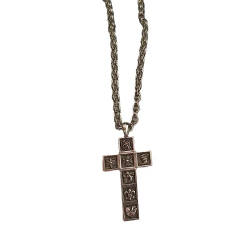 Подвеска Chrome Hearts Cross Decoration - Symbols "Silver"