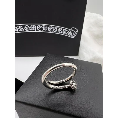 Кольцо Chrome Hearts Spiral Shape "Silver" фото № 4