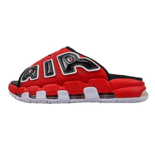 Nike Air More Uptempo Slide "Red/White/Black"