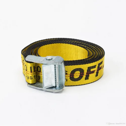 Ремень OFF WHITE Logo "Yellow"