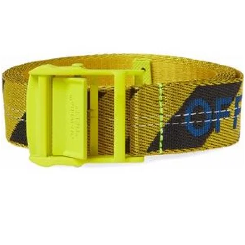 Ремень OFF WHITE Industrial Striped "Yellow"
