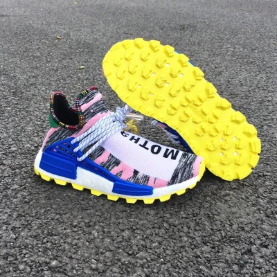 Pharrell Williams x adidas Originals Hu NMD Trail SOLARHU "Gray/Pink/Blue" фото № 5