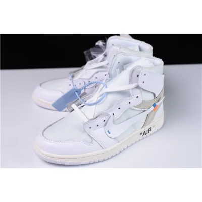 Off White x Air Jordan 1 Retro "White Style" фото № 3