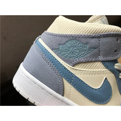 Air Jordan 1 Mid Mixed Textures "Blue" фото № 8