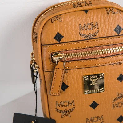 Сумка MCM Logo "Cognac" фото № 2