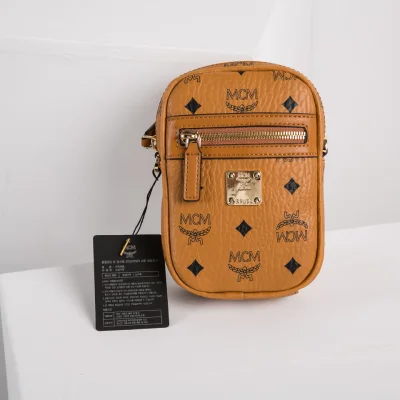 Сумка MCM Logo "Cognac" фото № 7