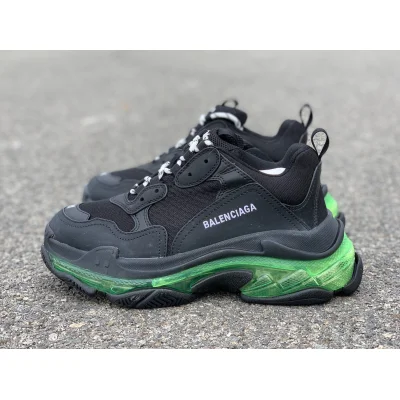 Balenciaga Triple S Clear Sole "Black Green" фото № 2 Balenciaga Triple S Clear Sole "Black Green" фото № 2