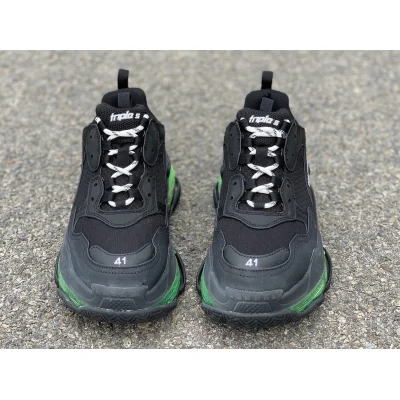 Balenciaga Triple S Clear Sole "Black Green" фото № 3 Balenciaga Triple S Clear Sole "Black Green" фото № 3