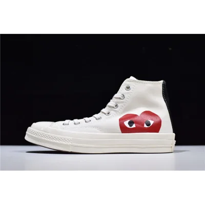CDG PLAY x Converse Chuck Taylor All-Star High "White" фото № 2 CDG PLAY x Converse Chuck Taylor All-Star High "White" фото № 2