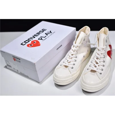 CDG PLAY x Converse Chuck Taylor All-Star High "White" фото № 3 CDG PLAY x Converse Chuck Taylor All-Star High "White" фото № 3