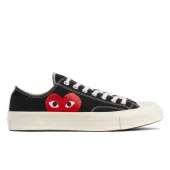 Comme des Garcons PLAY x Converse Chuck Taylor All-Star Low "Black"