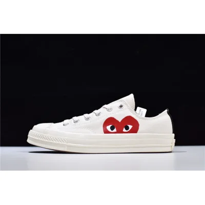 CDG PLAY x Converse Chuck Taylor All-Star Low "White" фото № 2 CDG PLAY x Converse Chuck Taylor All-Star Low "White" фото № 2