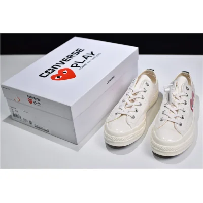 CDG PLAY x Converse Chuck Taylor All-Star Low "White" фото № 3 CDG PLAY x Converse Chuck Taylor All-Star Low "White" фото № 3