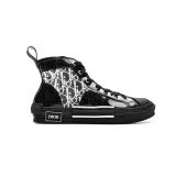 Dior B23 Oblique High Top Sneaker "Black"