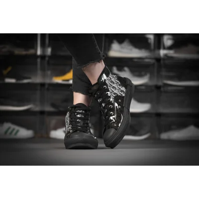 Dior B23 Oblique High Top Sneaker "Black" фото № 3