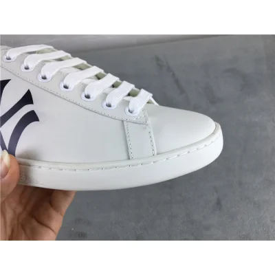 GUCCI Ace Embroidered Ny Yankees "White" фото № 6