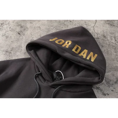 Худи Air Jordan Gold Logo "Gray" фото № 3 Худи Air Jordan Gold Logo "Gray" фото № 3