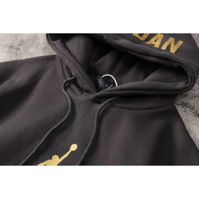 Худи Air Jordan Gold Logo "Gray" фото № 4 Худи Air Jordan Gold Logo "Gray" фото № 4
