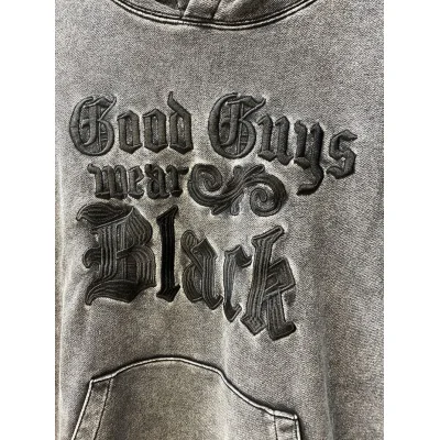 Худи Ami de coeur Good Guys mear black "Gray" фото № 7