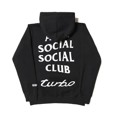 Худи Anti Social Social Club Turbo "Black" фото № 2