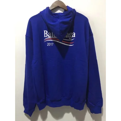 Худи Balenciaga 2017 "Blue" фото № 3